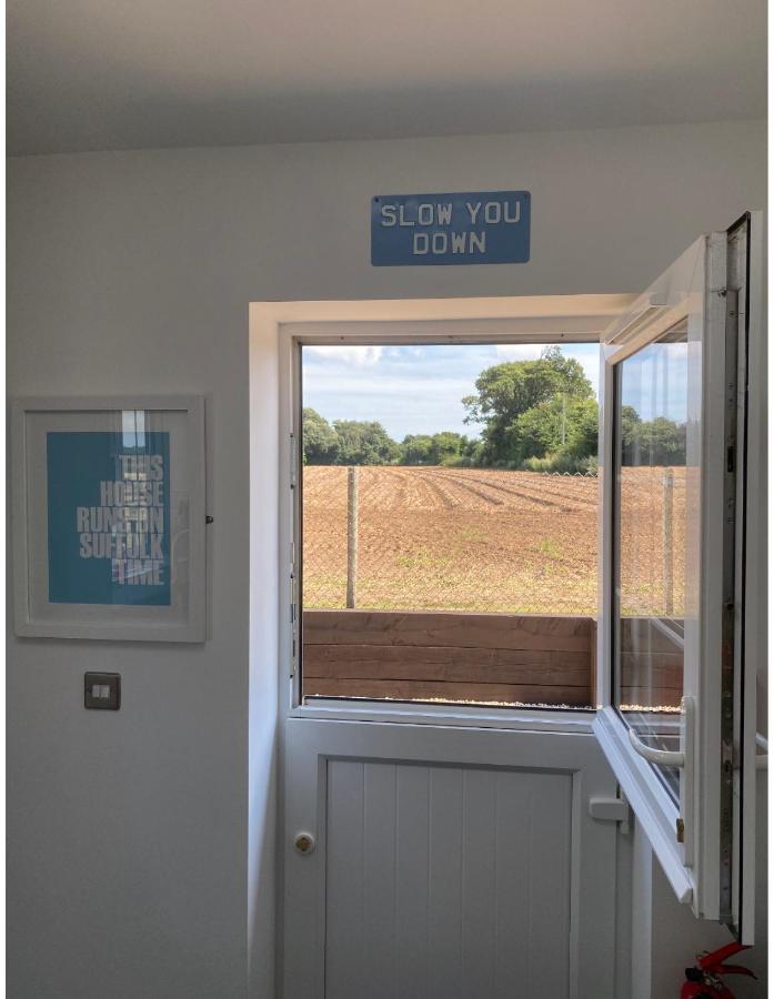 Near Woodbridge The Annexe Eyke Fantastic Views With Dog Secure Garden And Paddock Villa Exterior foto